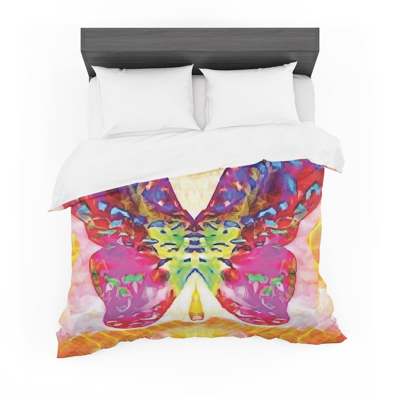 Anne LaBrie ‘Butterflypirit’ Pink Yellow Featherweight3D Customized Duvet Cover Bedding Sets