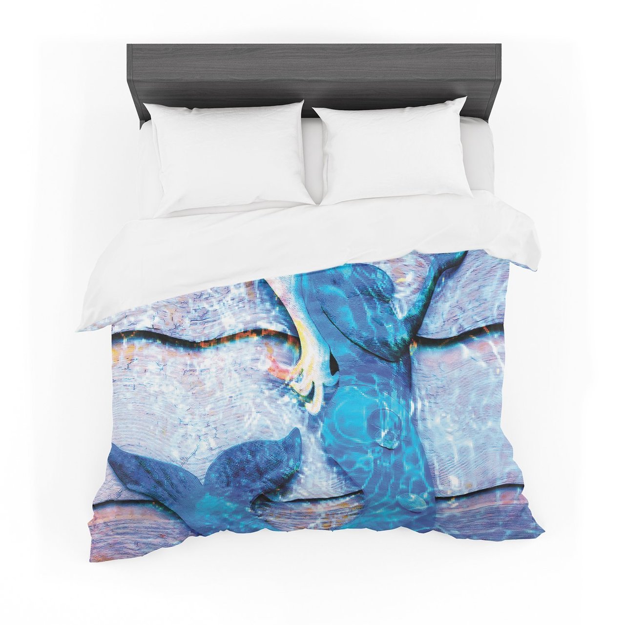 Anne LaBrie ‘Mermaidtarlight’ Aqua Blue Featherweight3D Customized Duvet Cover Bedding Sets