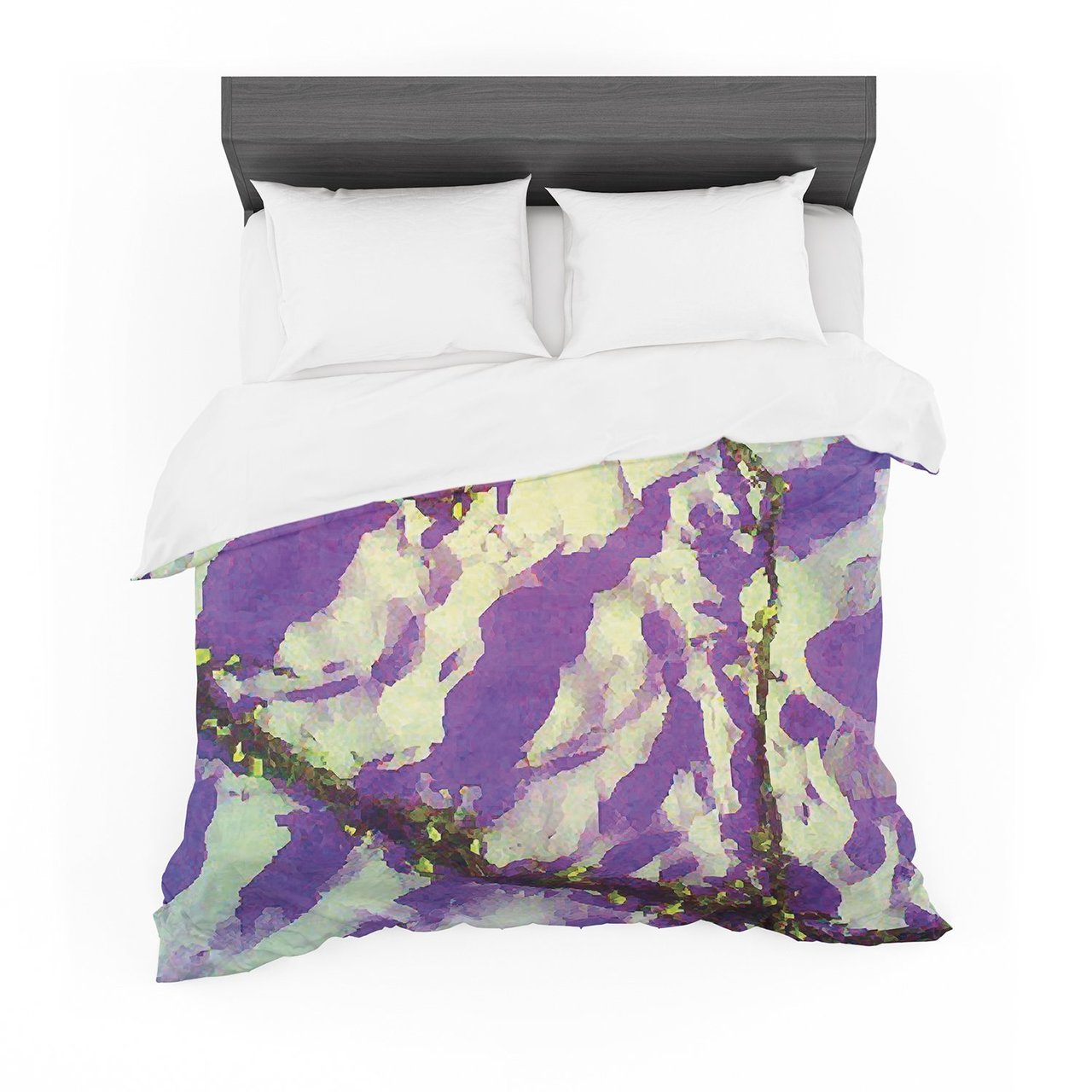 Anne LaBrie ‘Purple Tiger Love’ Purple Yellow Featherweight3D Customized Duvet Cover Bedding Sets
