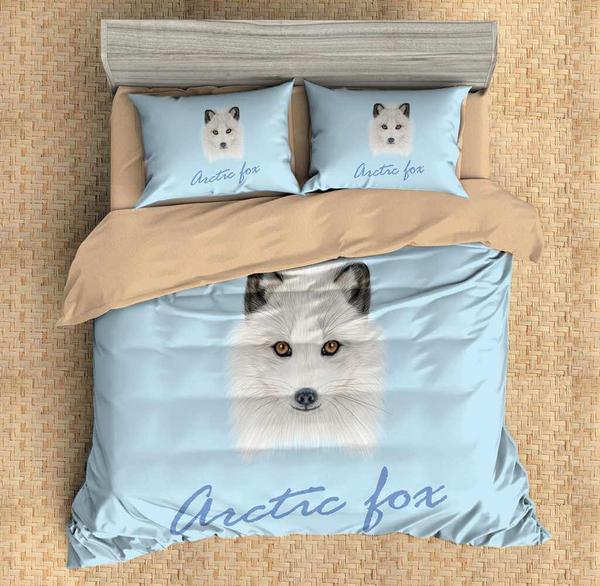 Arctic Fox 3D Customized Duvet Cover Bedding Sets