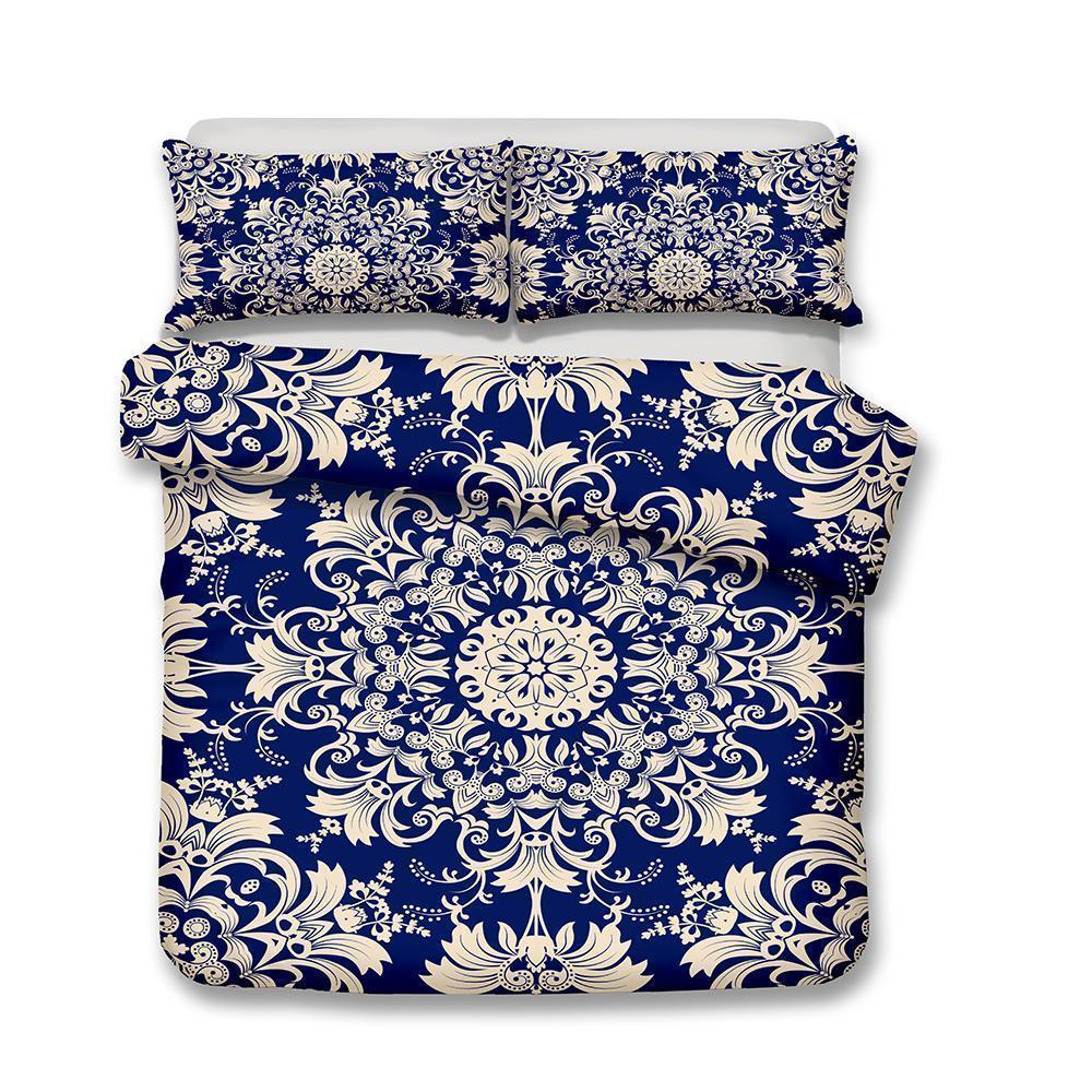 Art Design New Design Print Bohemia Green Theme Bohemian Comforter Boho Bedspreadss3D Customized Duvet Cover Bedding Sets