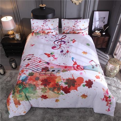 Art Music 3D Customized Duvet Cover Bedding Sets