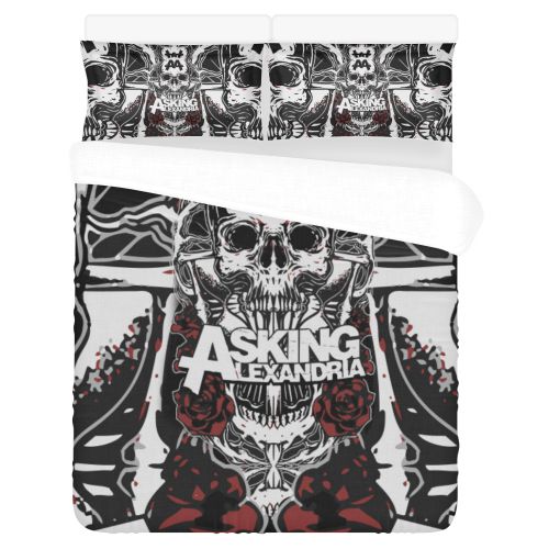 Asking Alexandria 3  3D Customized Duvet Cover Bedding Sets