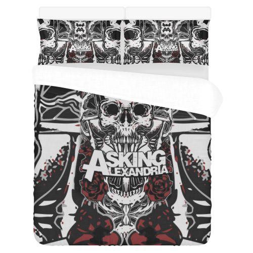 Asking Alexandria 3 3D Customized Duvet Cover Bedding Sets