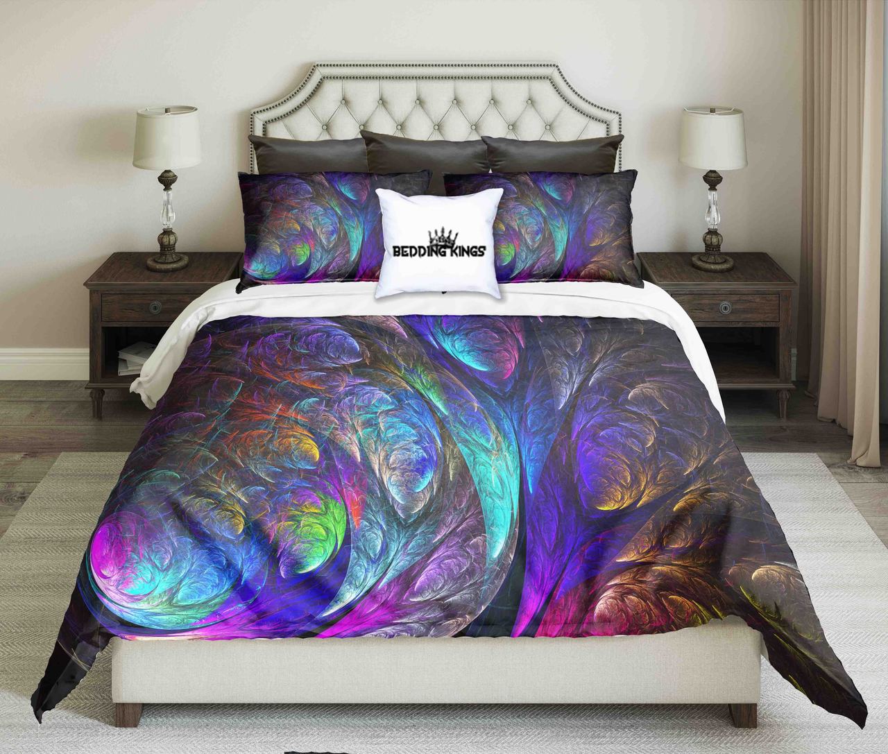 Aura Colouring | kings3D Customized Duvet Cover Bedding Sets