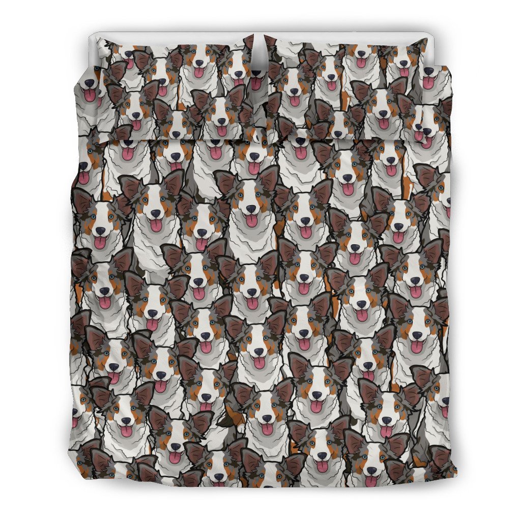Australian hepherd 3D Customized Duvet Cover Bedding Sets