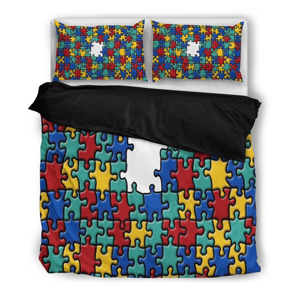 Autism Awareness 3D Customized Duvet Cover Bedding Sets