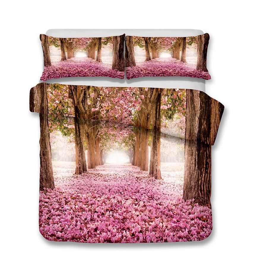 Autumn Bloosom Glory 3D Customized Duvet Cover Bedding Sets
