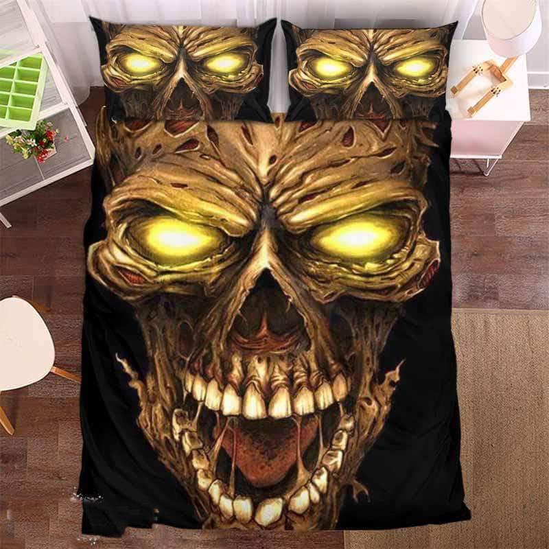 Badass Skull 1 3D Customized Duvet Cover Bedding Sets