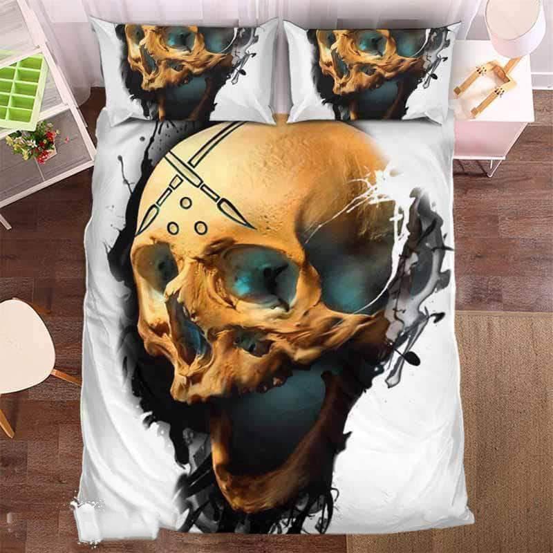 Badass Skull 2 3D Customized Duvet Cover Bedding Sets