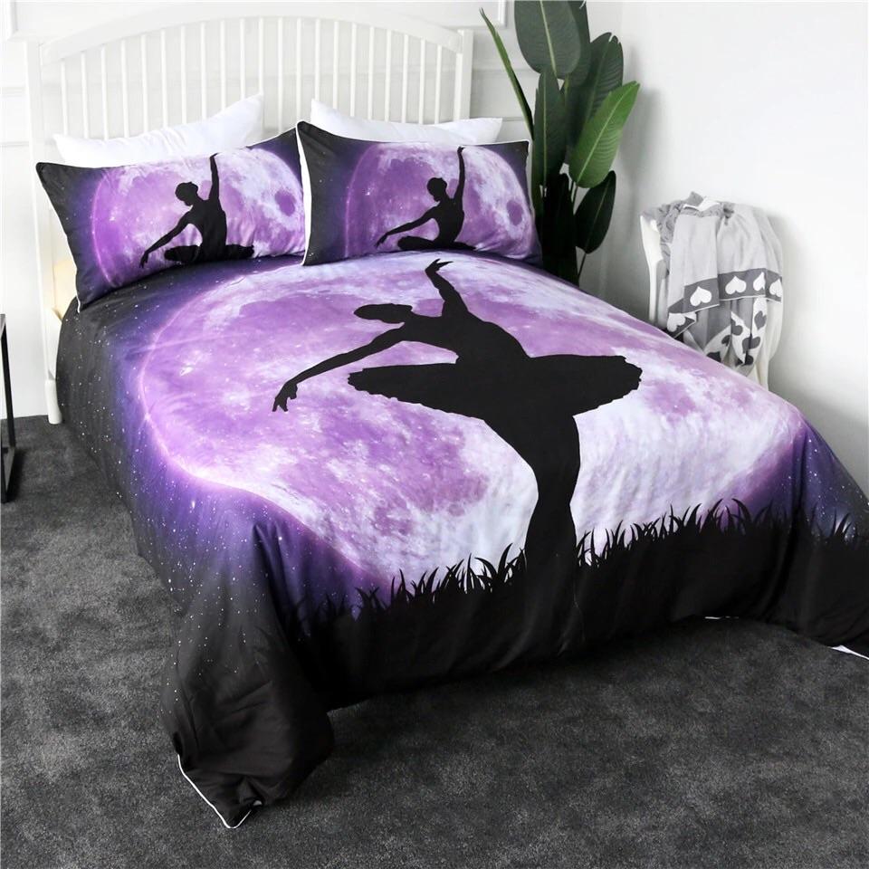 Ballerina Dancing 3D Customized Duvet Cover Bedding Sets