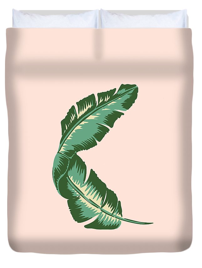 Banana Leaf Square Print 3D Customized Duvet Cover Bedding Sets