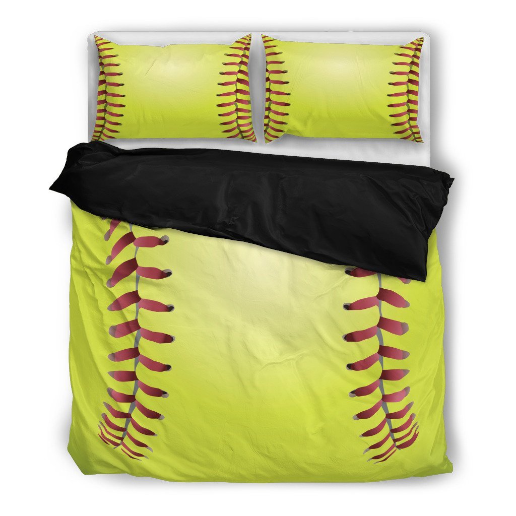 Baseball Black 3D Customized Duvet Cover Bedding Sets