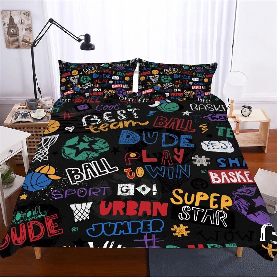 Basketball Team Meaning 3D Customized Duvet Cover Bedding Sets