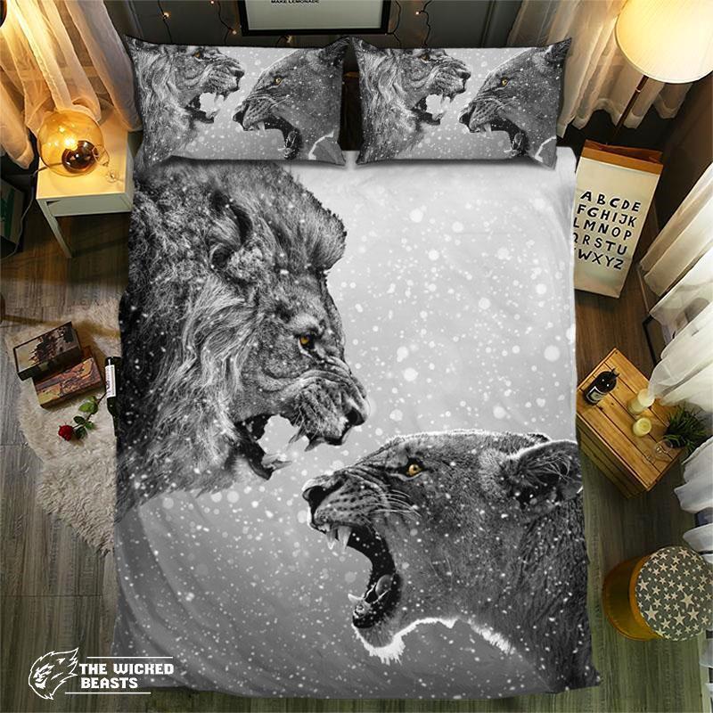 Battle Of Theexes Lion Collection 092523D Customized Duvet Cover Bedding Sets