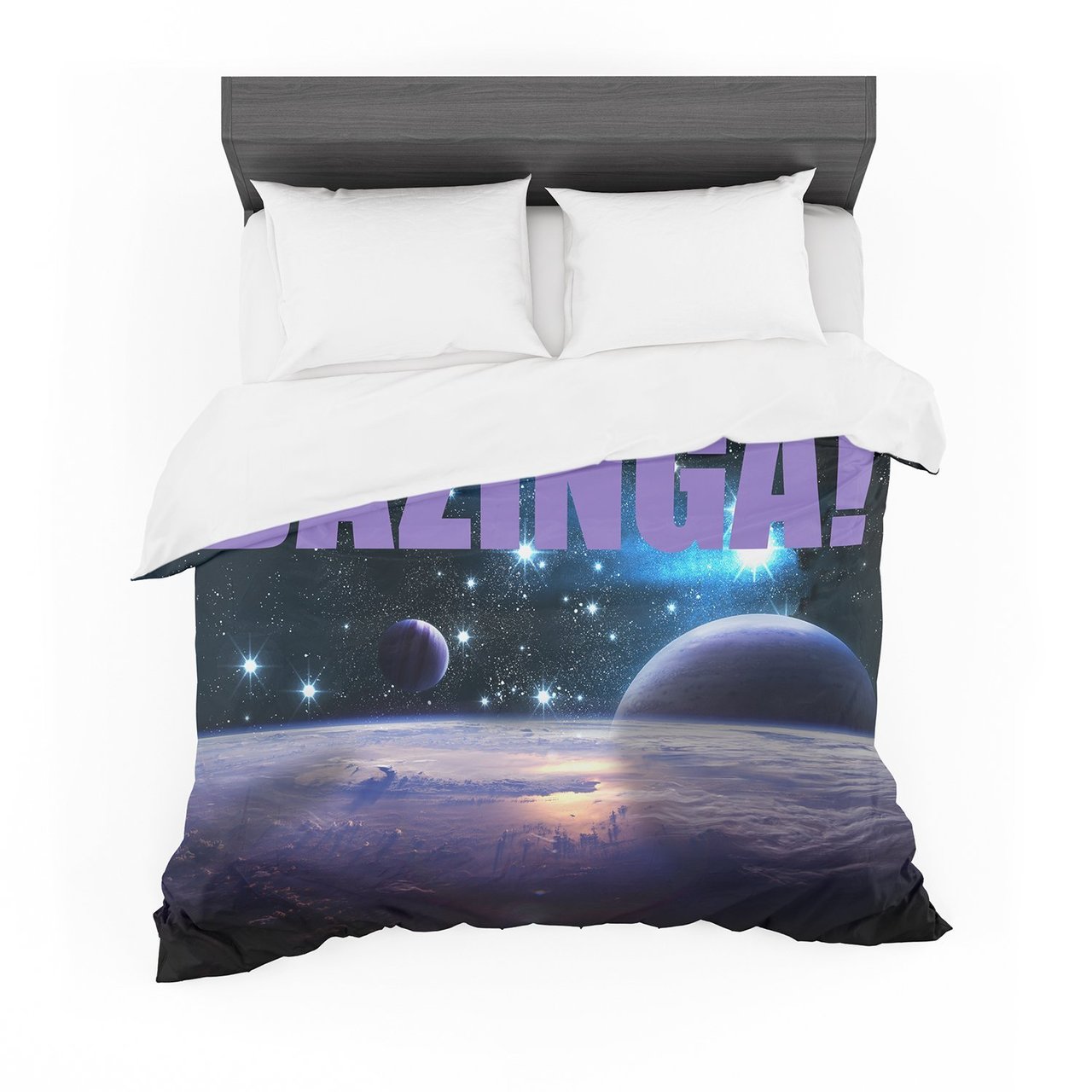 Bazinga Purplepace Cotton3D Customized Duvet Cover Bedding Sets