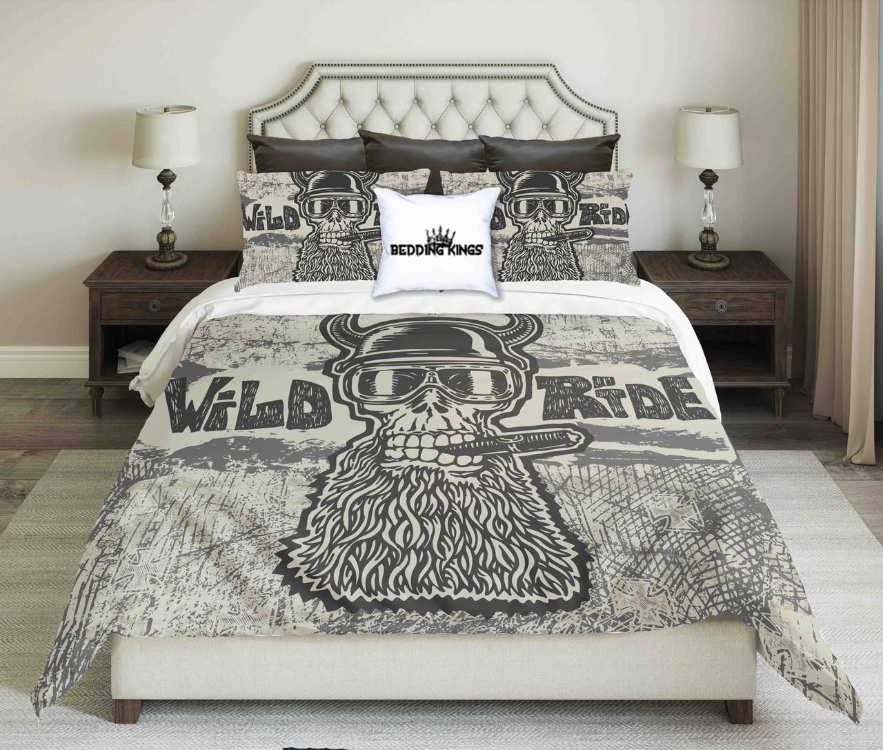 Beardedkull | kings3D Customized Duvet Cover Bedding Sets