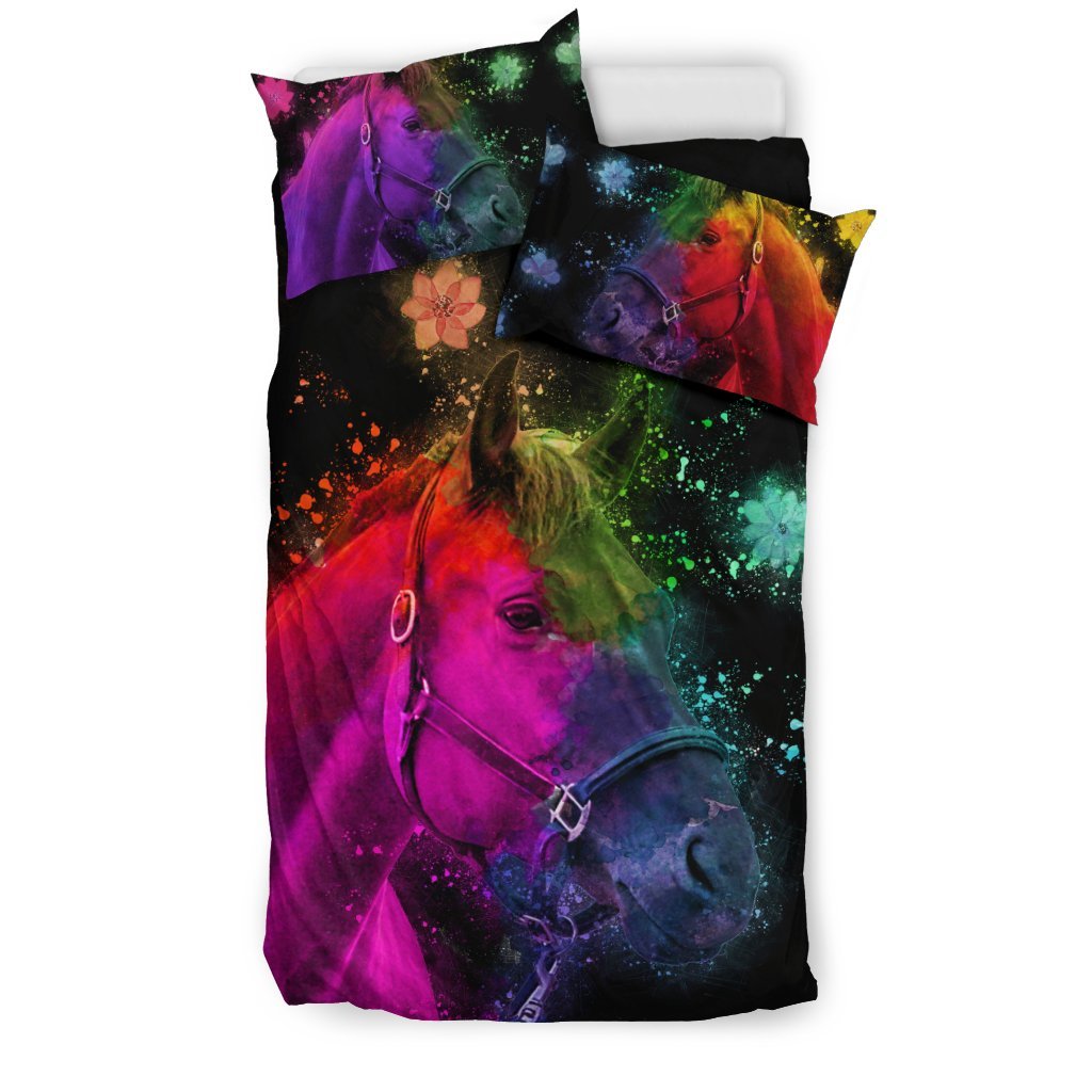 Beautiful Horse for Lovers of Horses 3D Customized Duvet Cover Bedding Sets