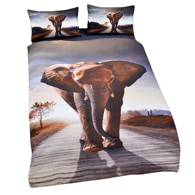 Bedding Outlet 3d Elephant Duvet Cover Set 3 Piece