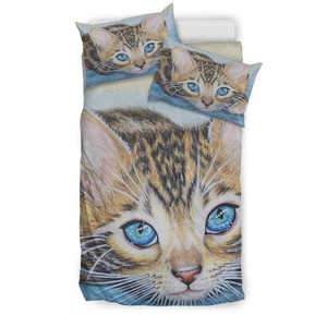 Bengal Cats Bedding set (1 duvet cover + 2 pillowcases)