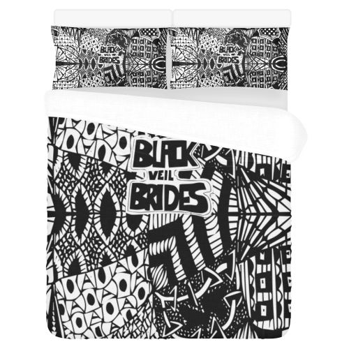 Black Veil Brides 1  3D Customized Duvet Cover Bedding Sets