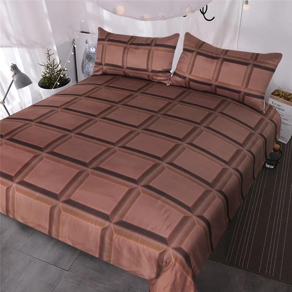 Block Of Chocolate 3D Customized Duvet Cover Bedding Sets