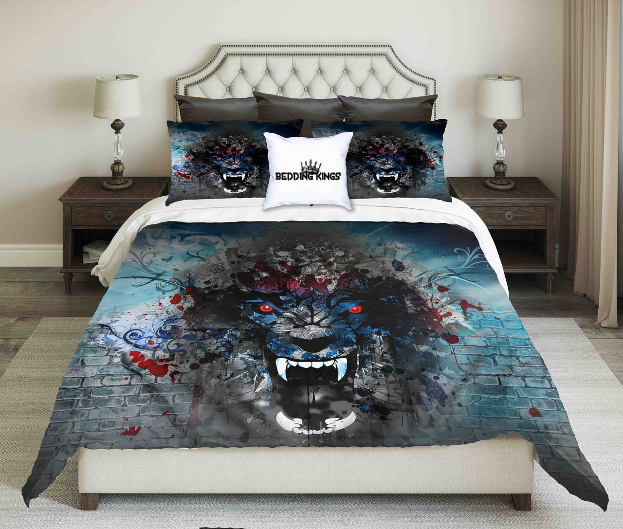 Bloody Wolf | kings3D Customized Duvet Cover Bedding Sets
