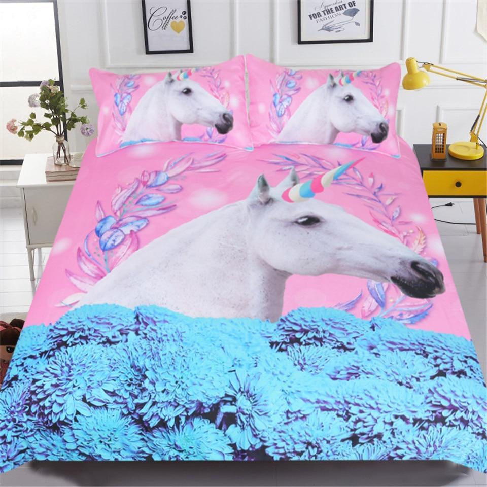 Blue Daisy 3D Customized Duvet Cover Bedding Sets
