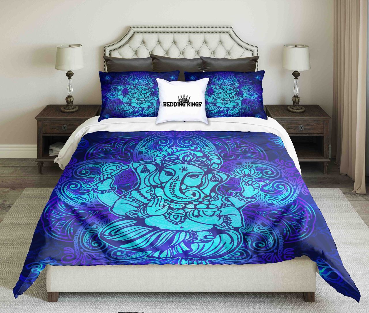 Blue Elephant | kings3D Customized Duvet Cover Bedding Sets