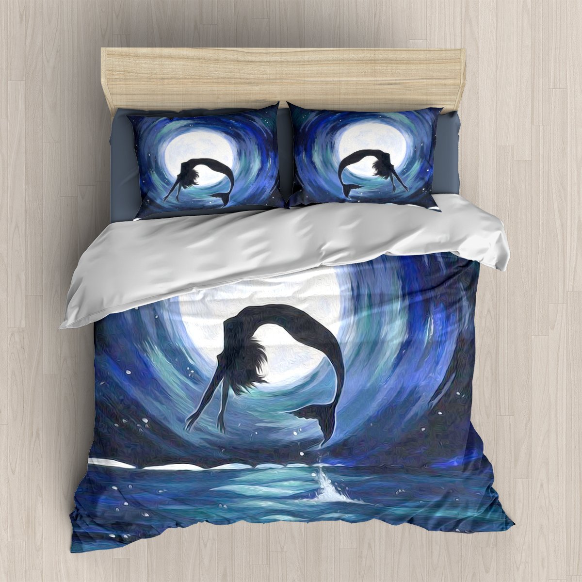 Blue Mermaid 3D Customized Duvet Cover Bedding Sets