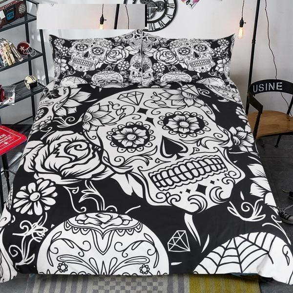 Bohemian Skull 3D Customized Duvet Cover Bedding Sets