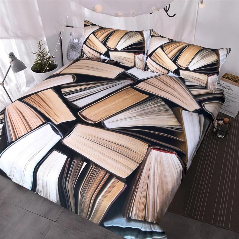 Books Glorious Books 3D Customized Duvet Cover Bedding Sets