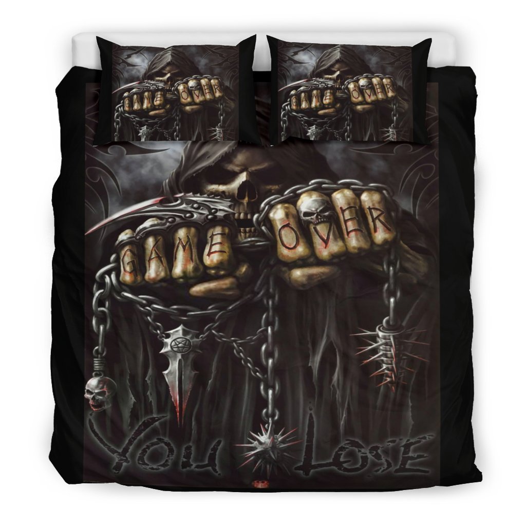 Boys gife 3D Digital Printing Magickull Game Over 3D Customized Duvet Cover Bedding Sets