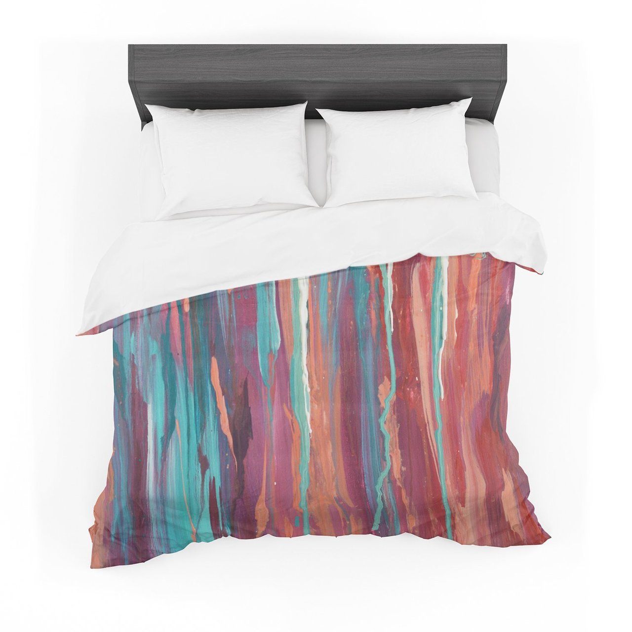 Brienne Jepkema ‘Whole’ Teal Orange Featherweight3D Customized Duvet Cover Bedding Sets