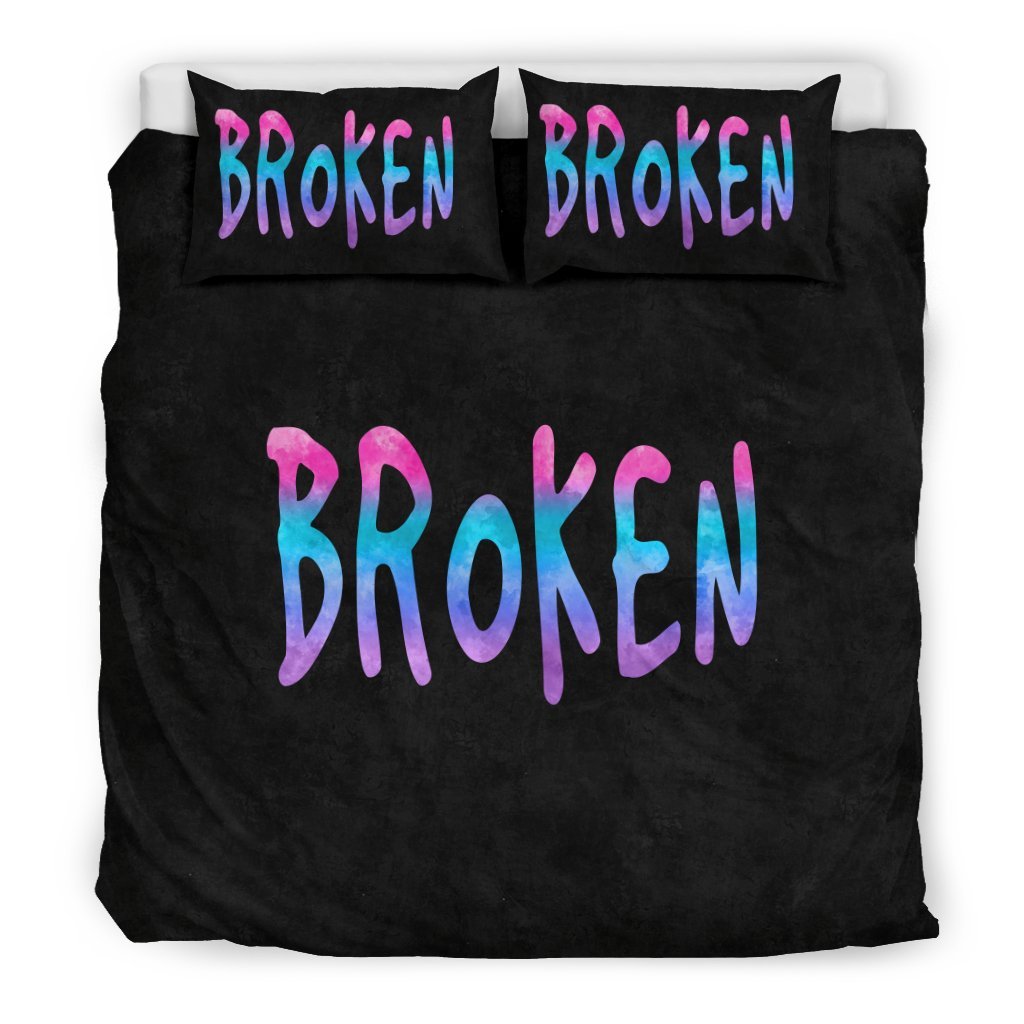 Broken Grunge Me Watercolor3D Customized Duvet Cover Bedding Sets