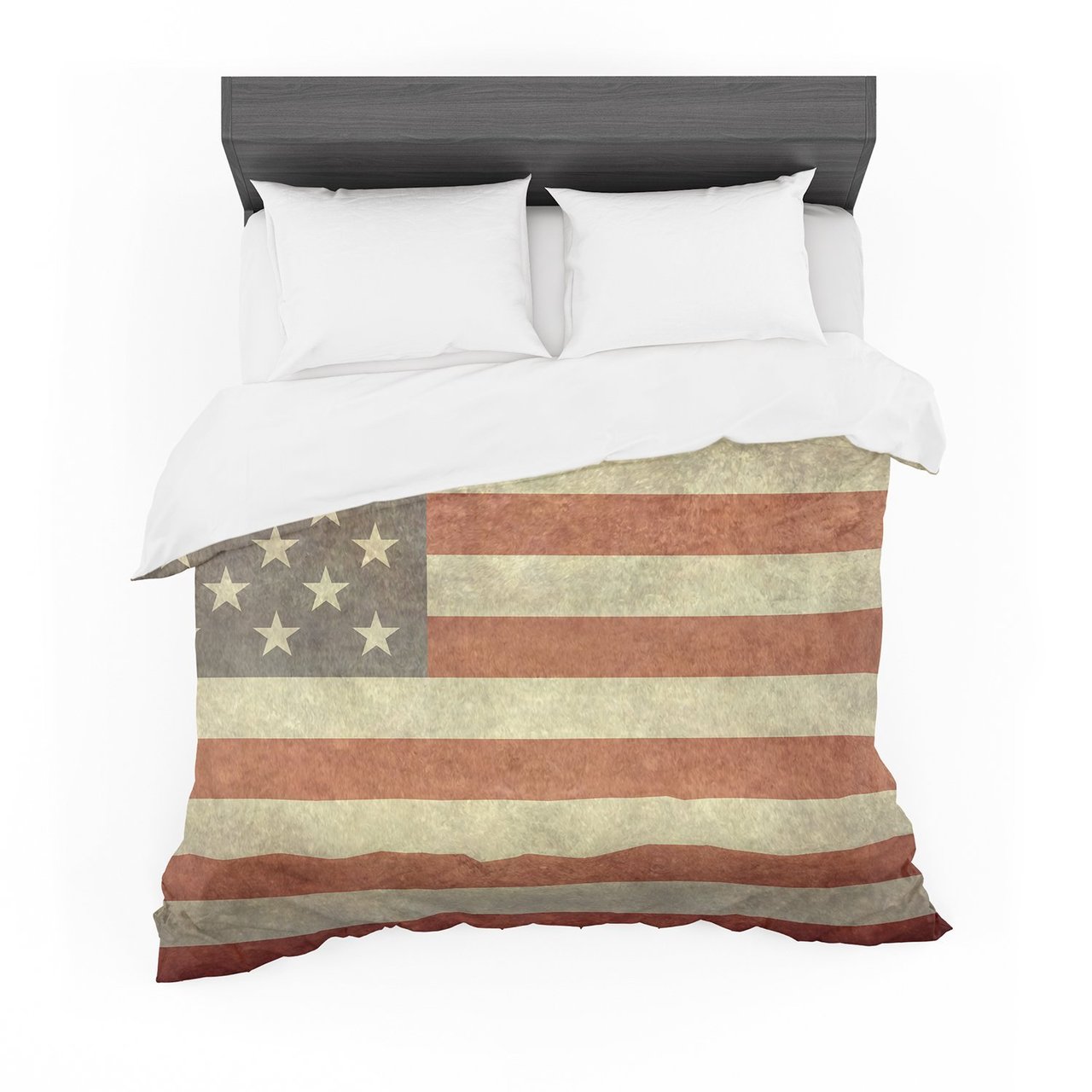 Brucetanfield ‘Flag of US Retro’ Rustic Featherweight3D Customized Duvet Cover Bedding Sets