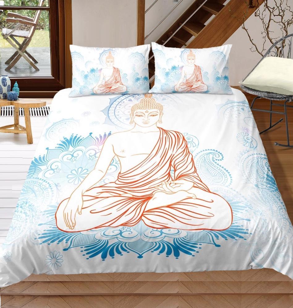 Buddha Mandala 3D Customized Duvet Cover Bedding Sets