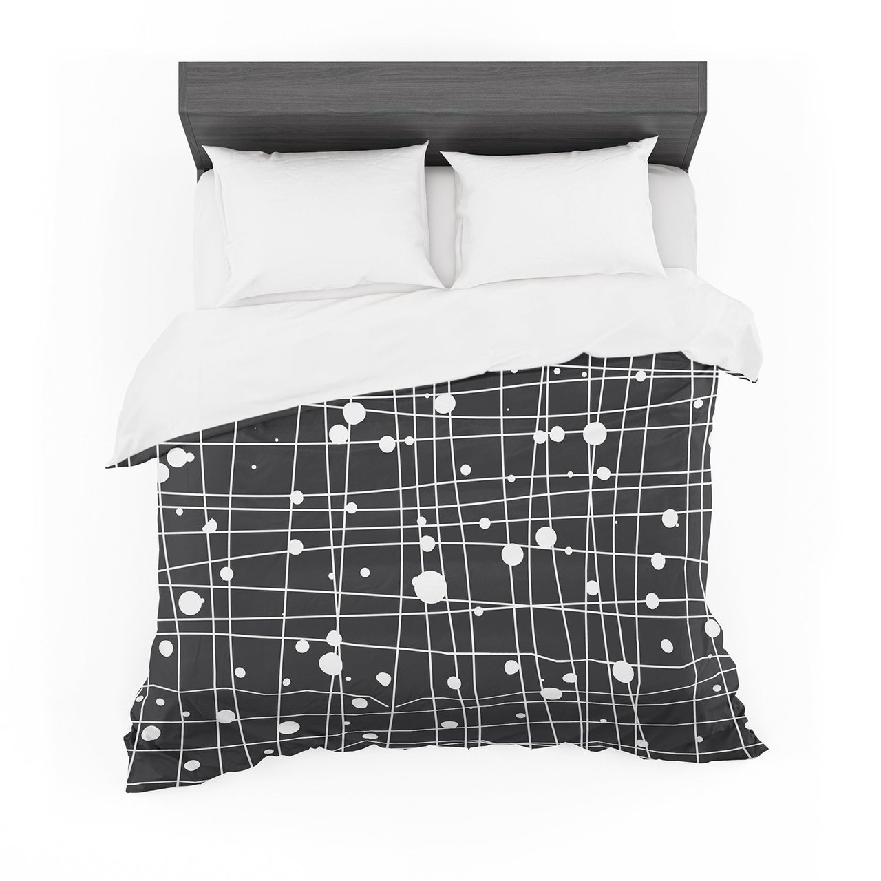 Budi Kwan ‘Woven Web Mono’ Cotton3D Customized Duvet Cover Bedding Sets