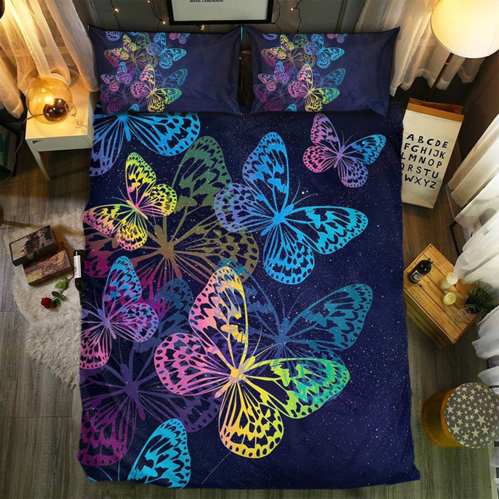 Butterfly Collection 0829023D Customized Duvet Cover Bedding Sets