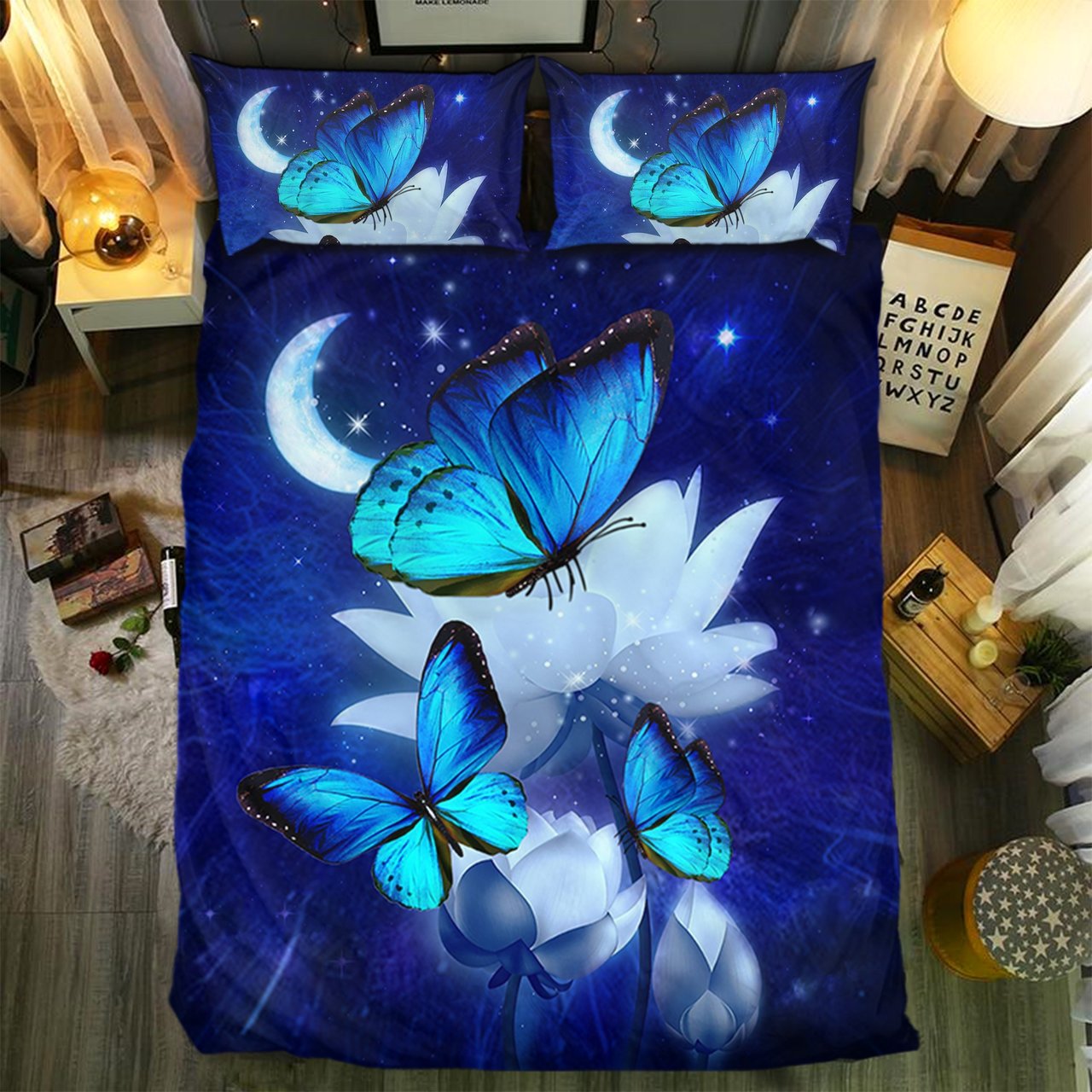 Butterfly Collection 0829053D Customized Duvet Cover Bedding Sets