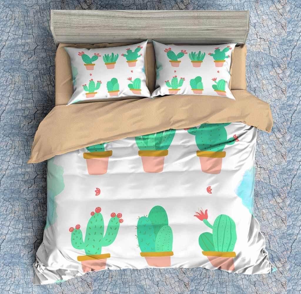 Cactus 3 3D Customized Duvet Cover Bedding Sets