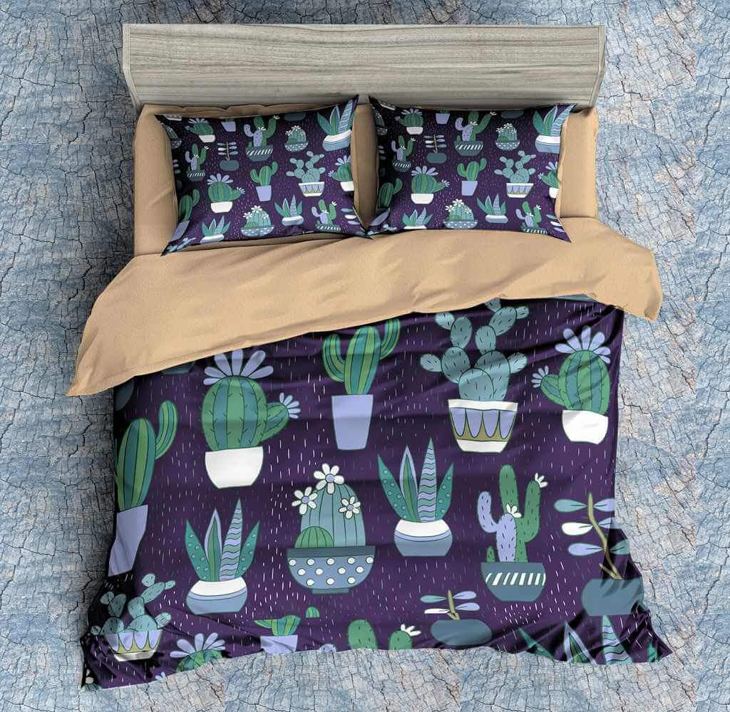 Cactus 5 3D Customized Duvet Cover Bedding Sets