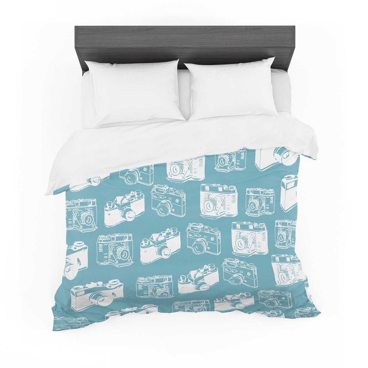 Camera Pattern G. Blu Cotton3D Customized Duvet Cover Bedding Sets