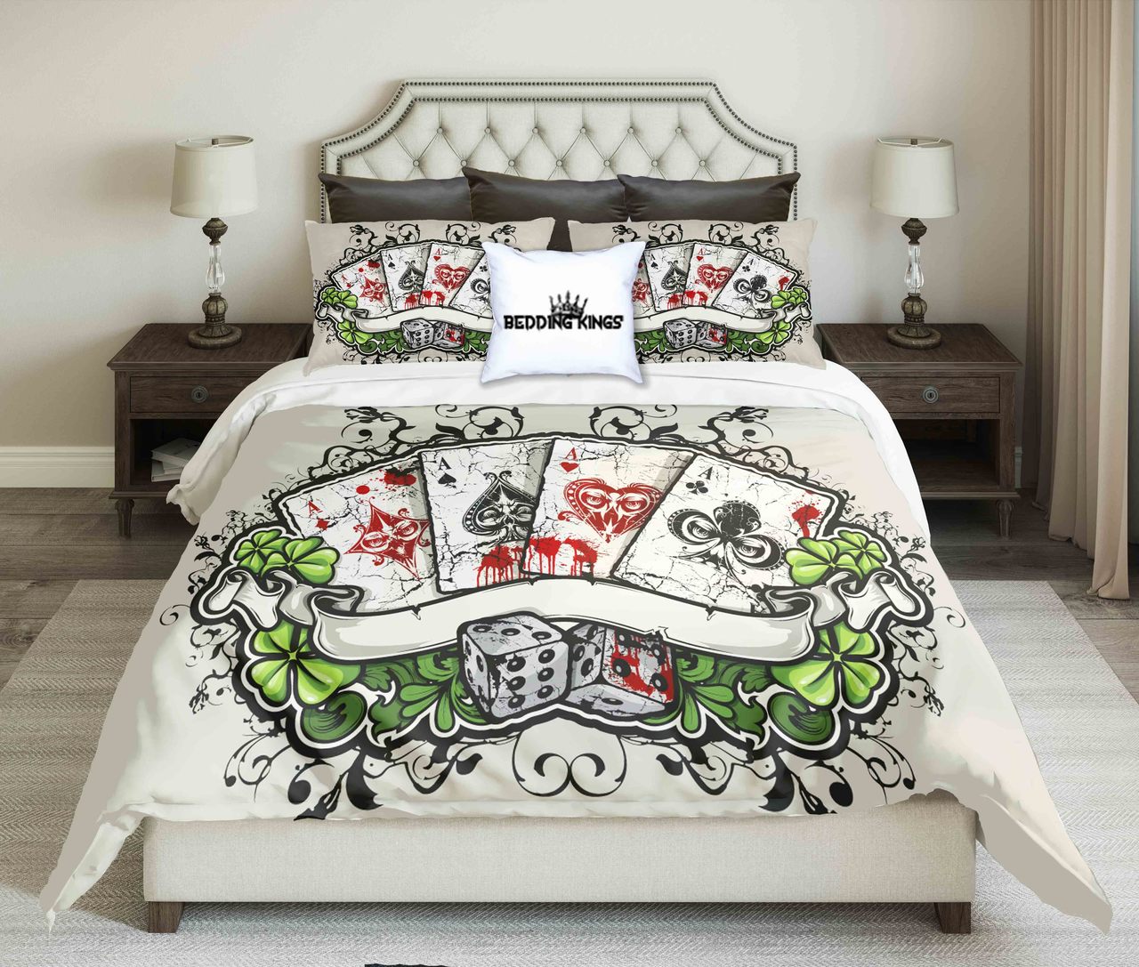 Card Player | kings3D Customized Duvet Cover Bedding Sets