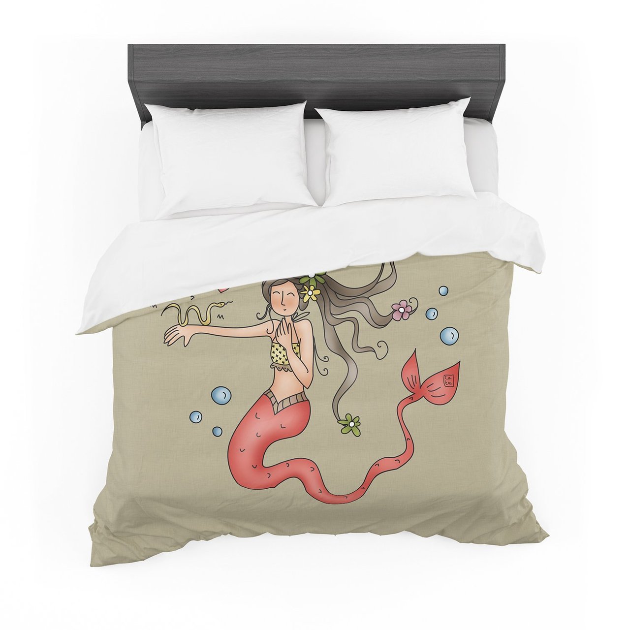 Carina Povarchik ‘Mermaids Lovely’ Featherweight3D Customized Duvet Cover Bedding Sets