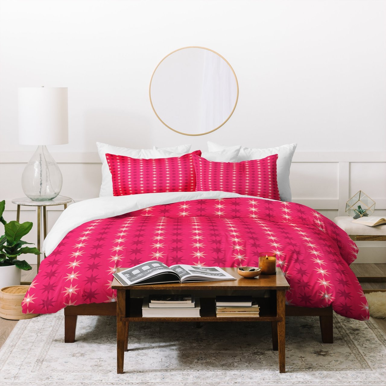Caroline Okun Fuschia Split Duvet Cover