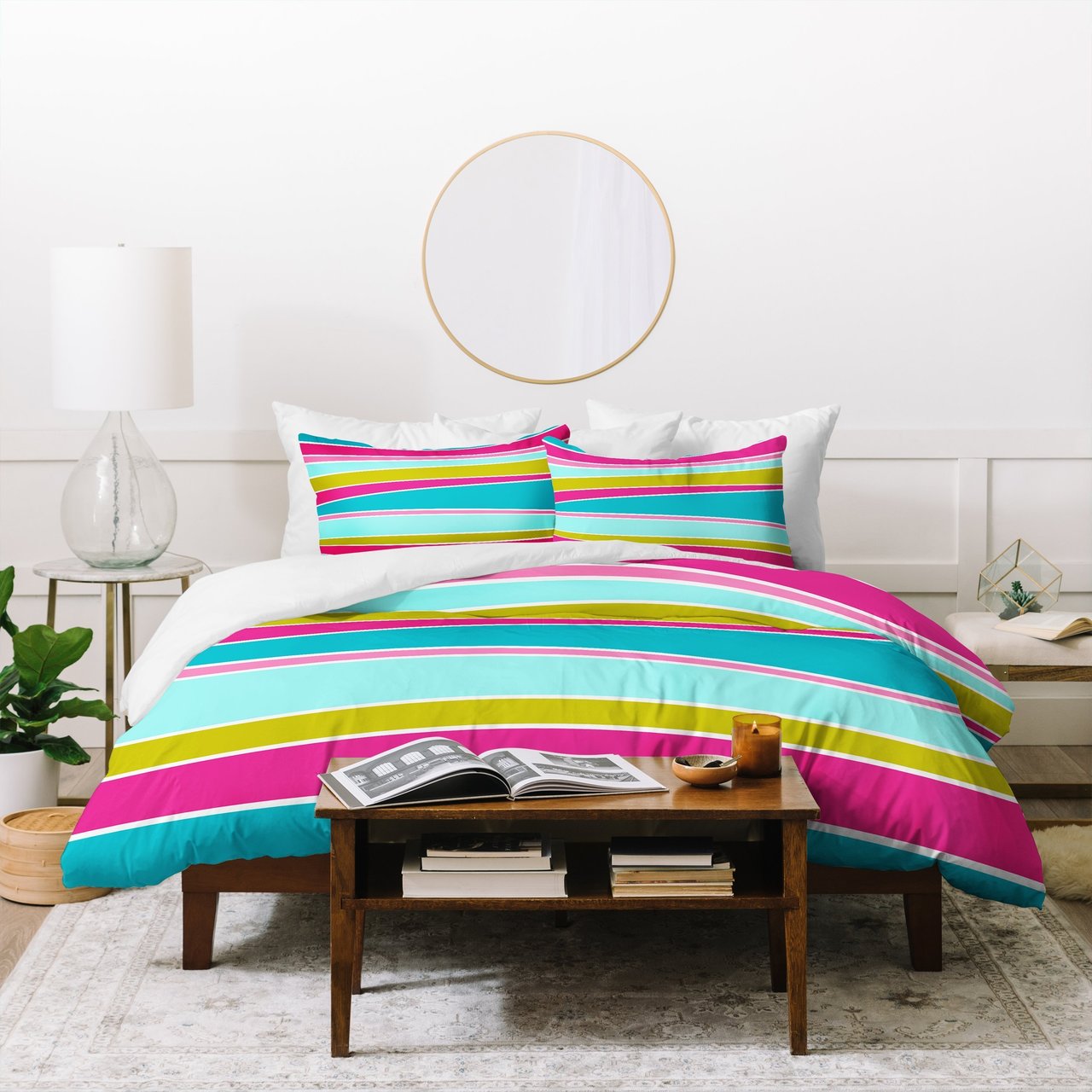 Caroline Okun Lily Pad Duvet Cover