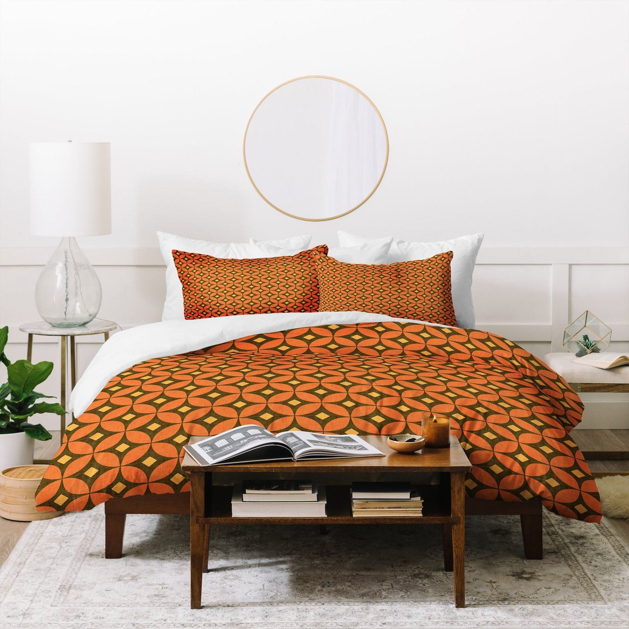 Caroline Okun Pumpkin Spice Duvet Cover