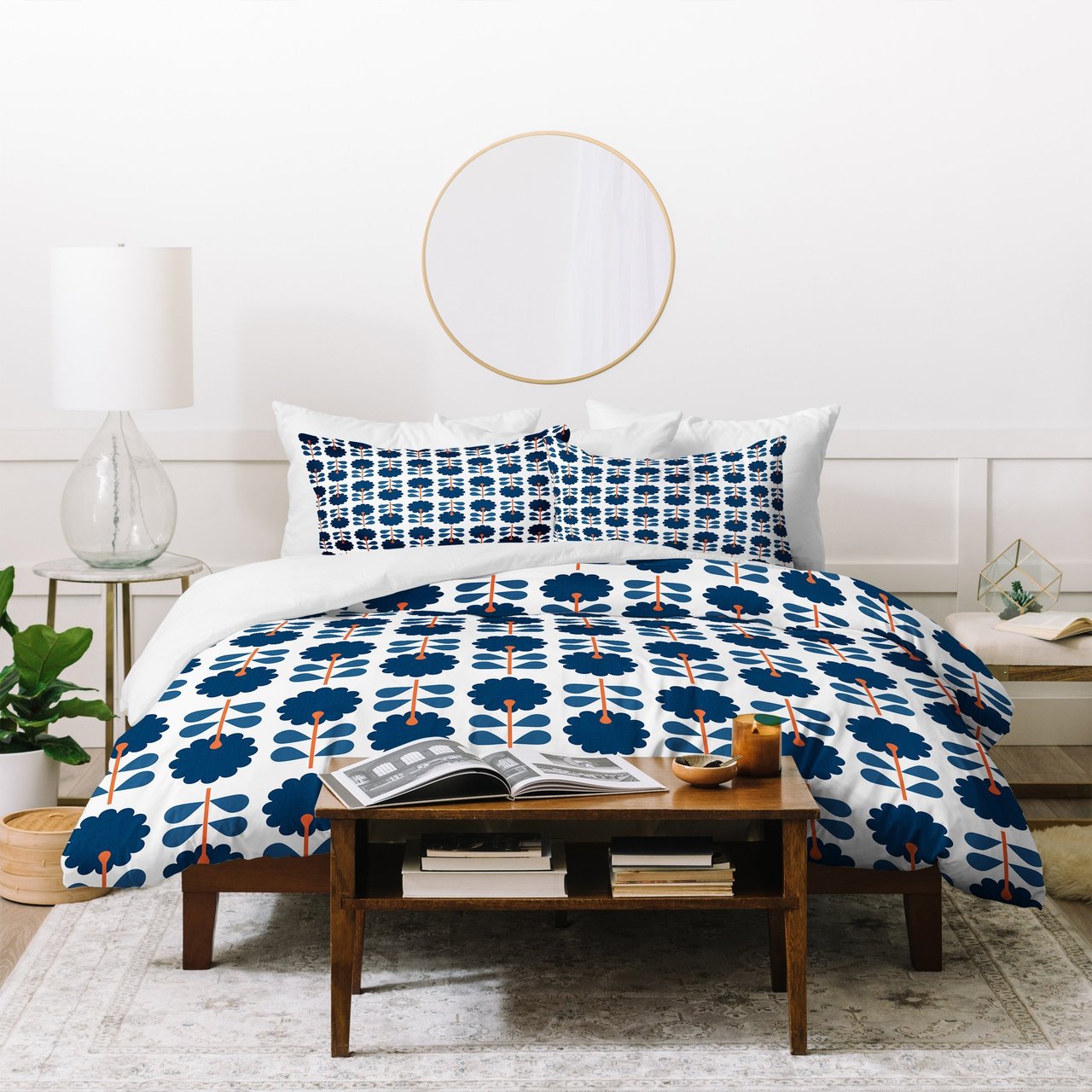 Caroline Okun Stockholm in Ivory Duvet Cover