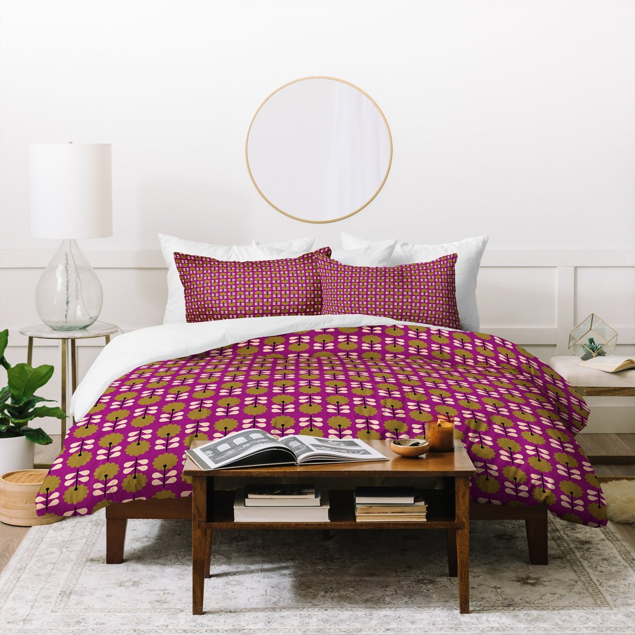 Caroline Okun Stockholm in Rose Duvet Cover